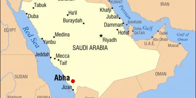 Abha KSA mapa
