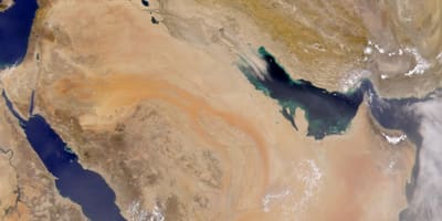 Mapa de Arabia Saudita satélite