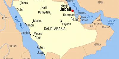 Jubail KSA mapa