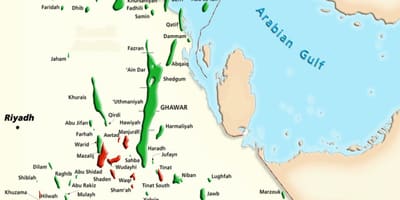 Mapa de manifa Arabia Saudita