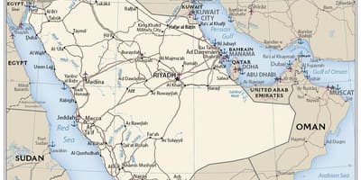 Mapa de shoaiba Arabia Saudita